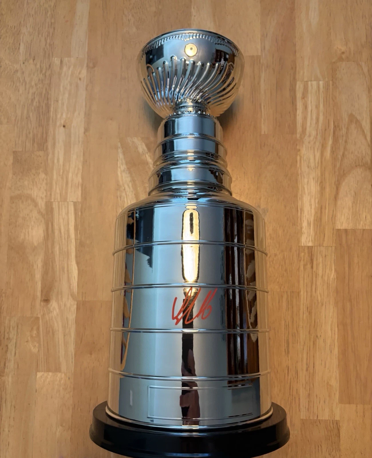 Aleksander Barkov Florida Panthers Autographed Stanley Cup Trophy JSA Certified