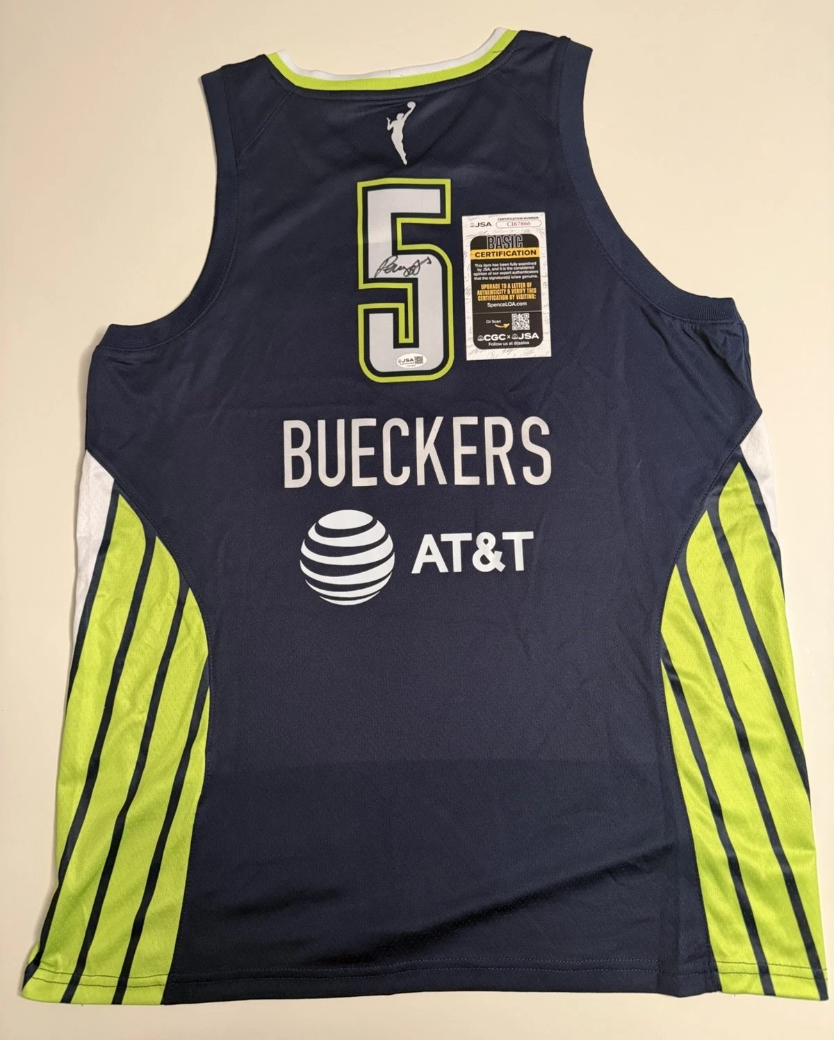 Paige Bueckers Dallas Wings Autographed Jersey Star JSA COA