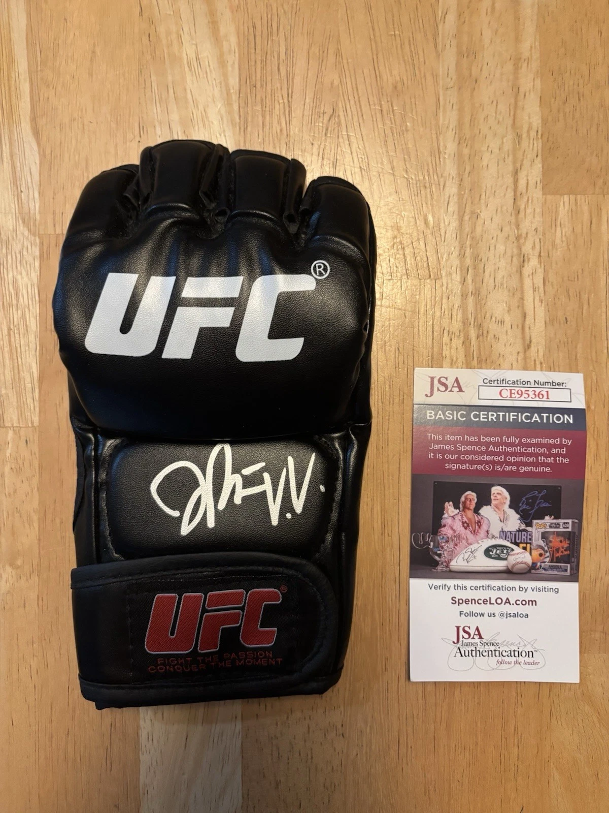 Julianna Pena Fighter Autographed Signed UFC MMA Glove Jsa Coa