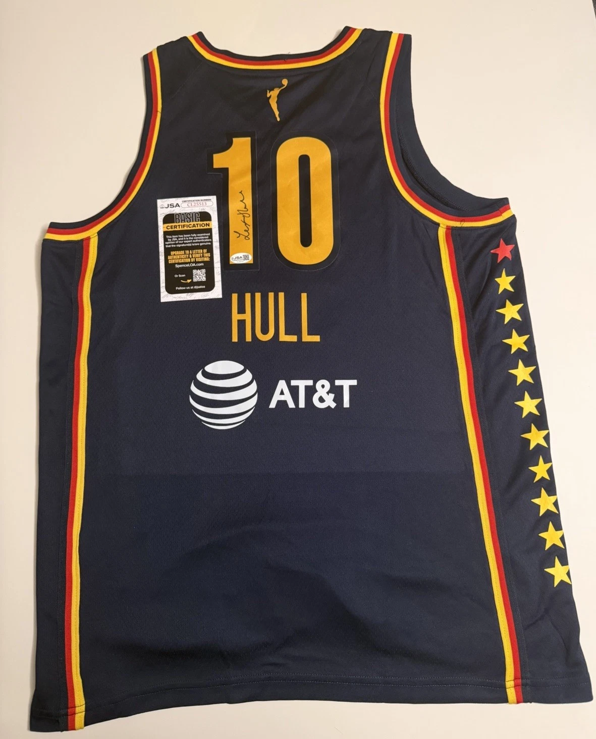 Lexie Hull Indiana Fever Autographed Jersey WNBA Star JSA COA