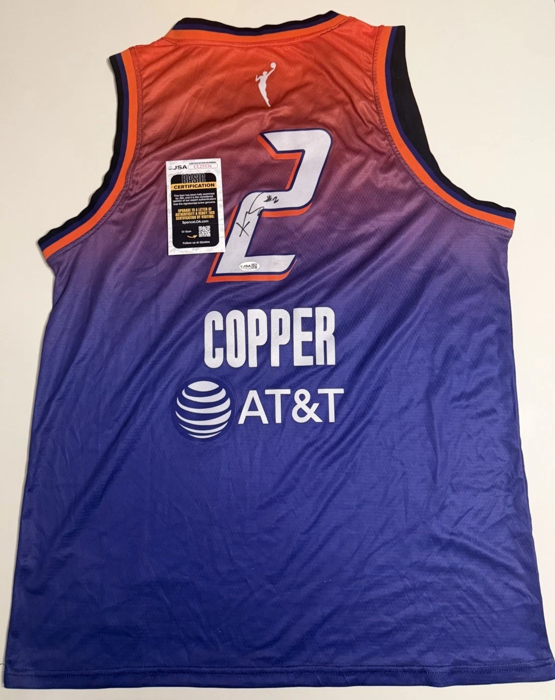 Kahleah Copper Phoenix Mercury Autographed Jersey WNBA Star JSA COA