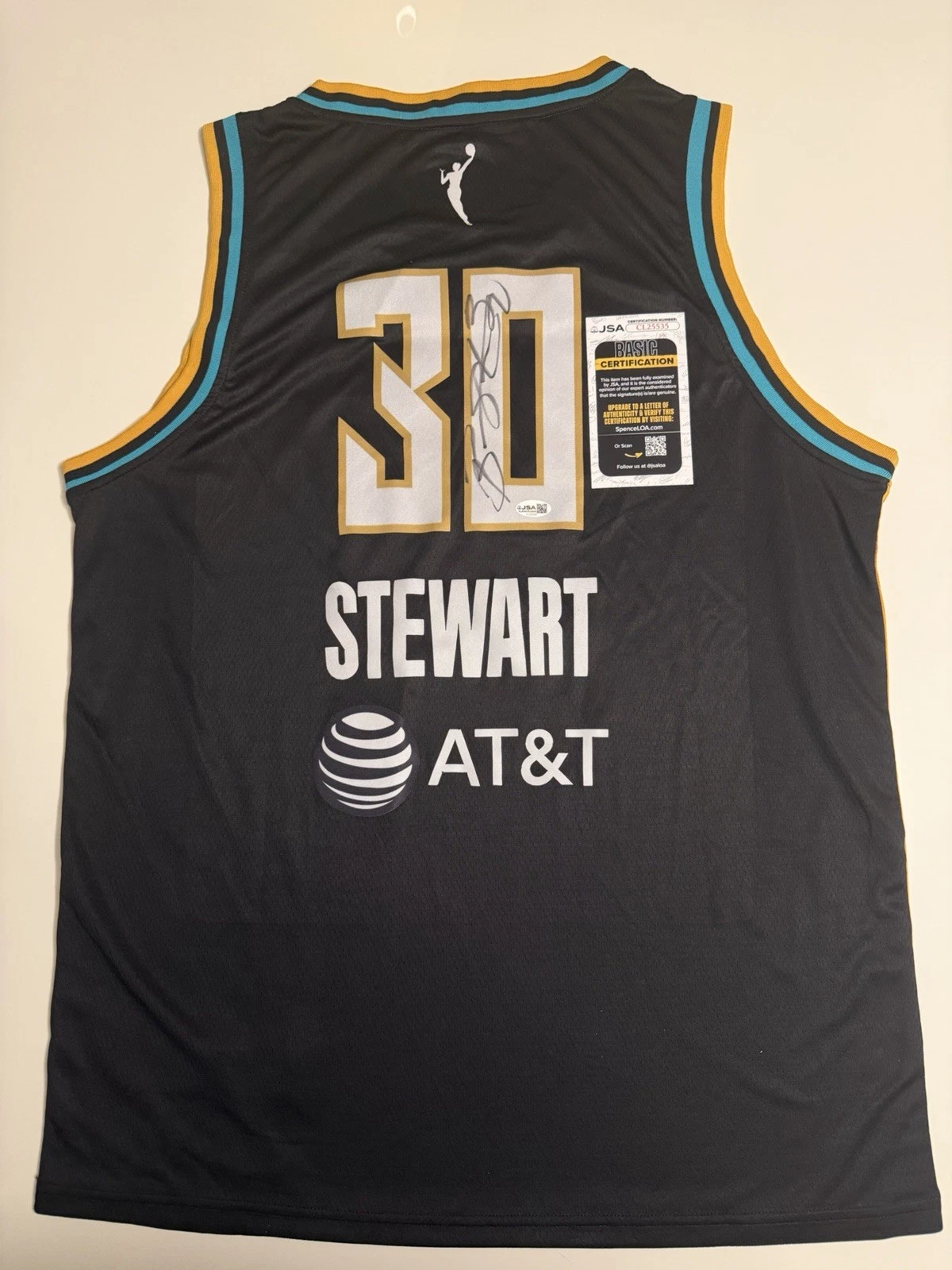 Breanna Stewart New York Liberty Autographed Jersey WNBA Star JSA COA