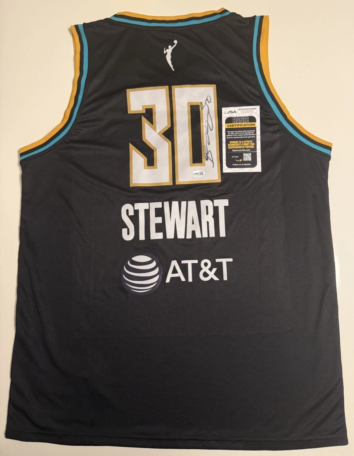 Breanna Stewart New York Liberty Autographed Jersey WNBA Star JSA COA