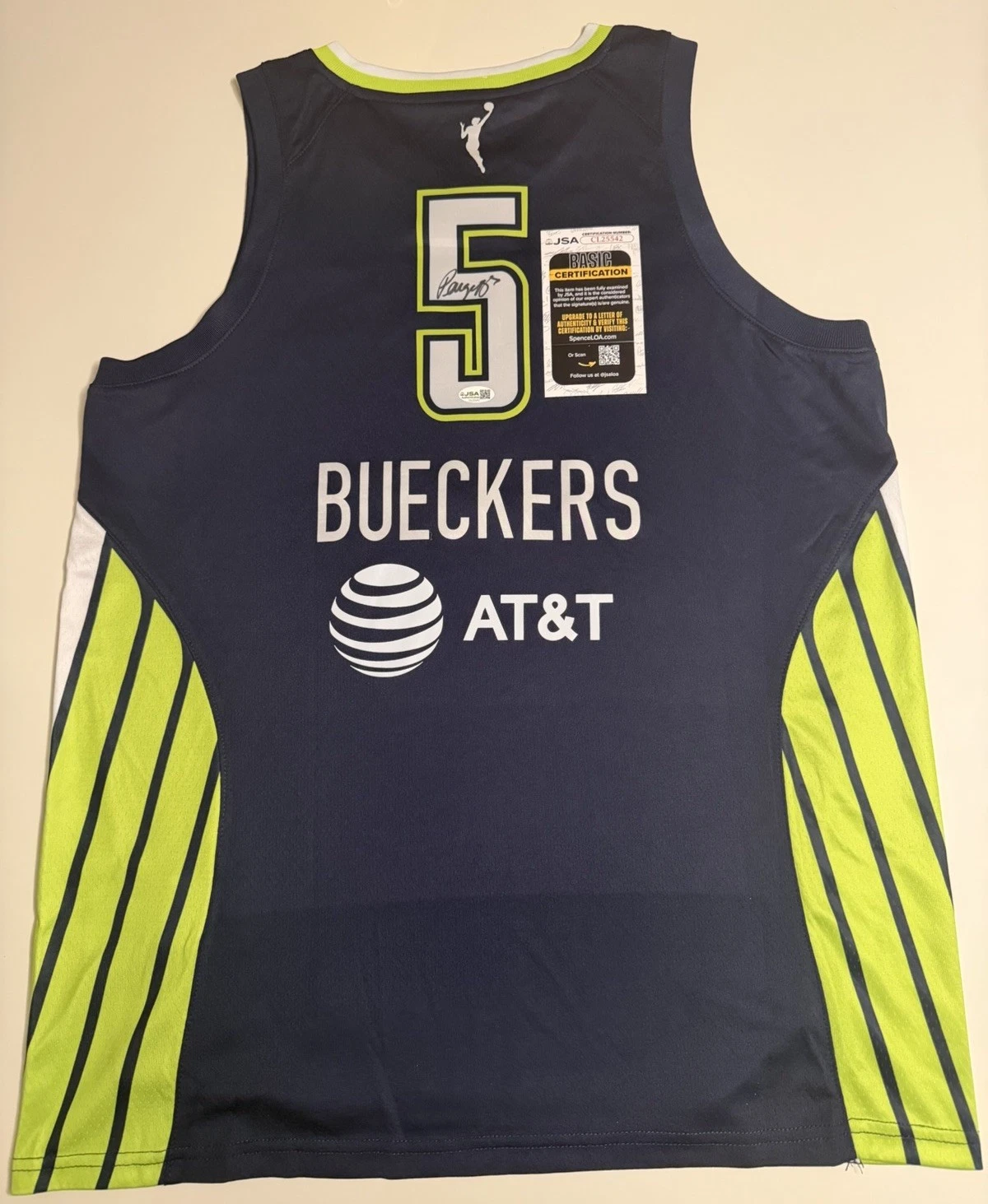 Paige Bueckers Dallas Wings Autographed Jersey Star JSA COA