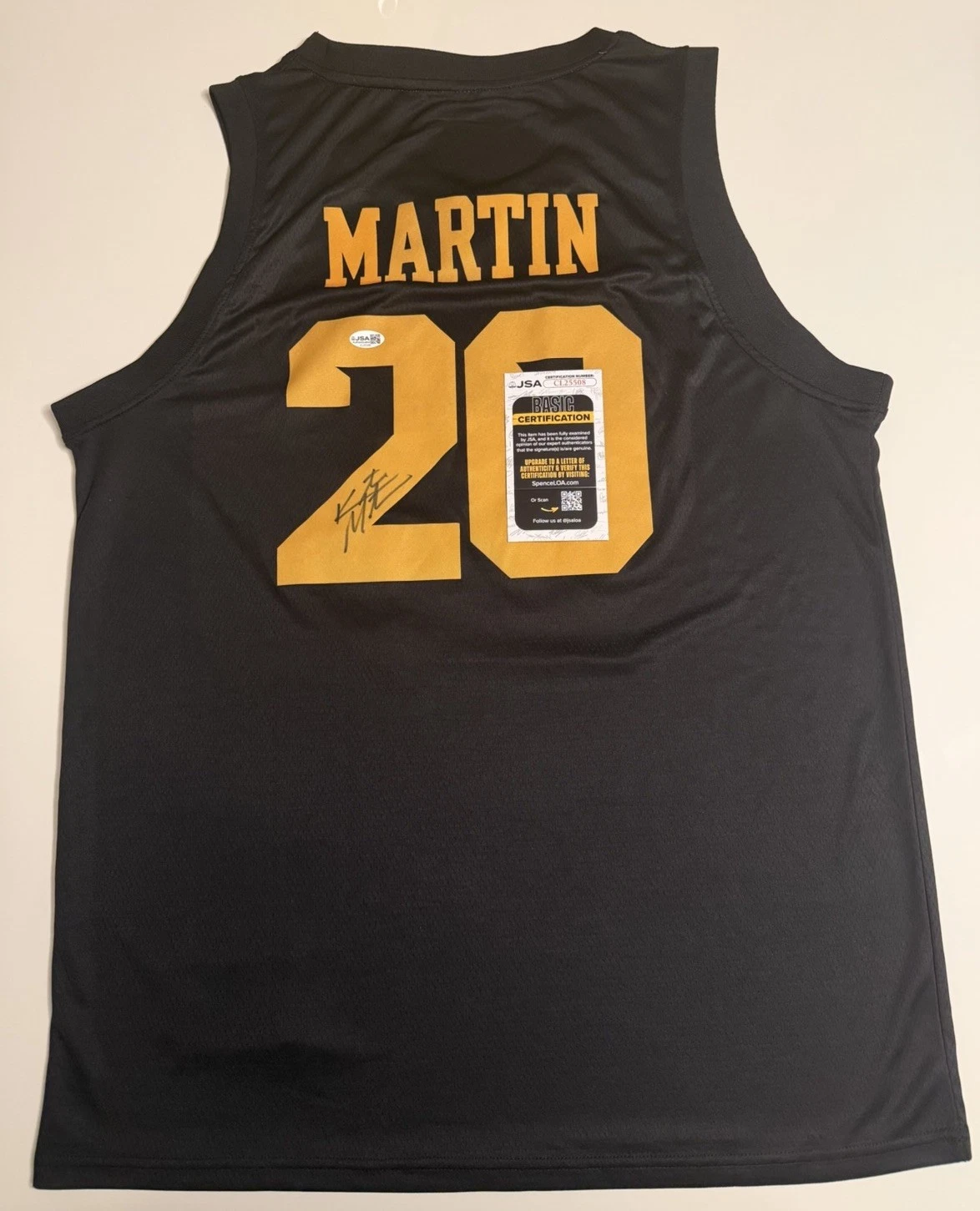 Kate Martin Iowa Hawkeyes Autographed Jersey WNBA Star JSA COA