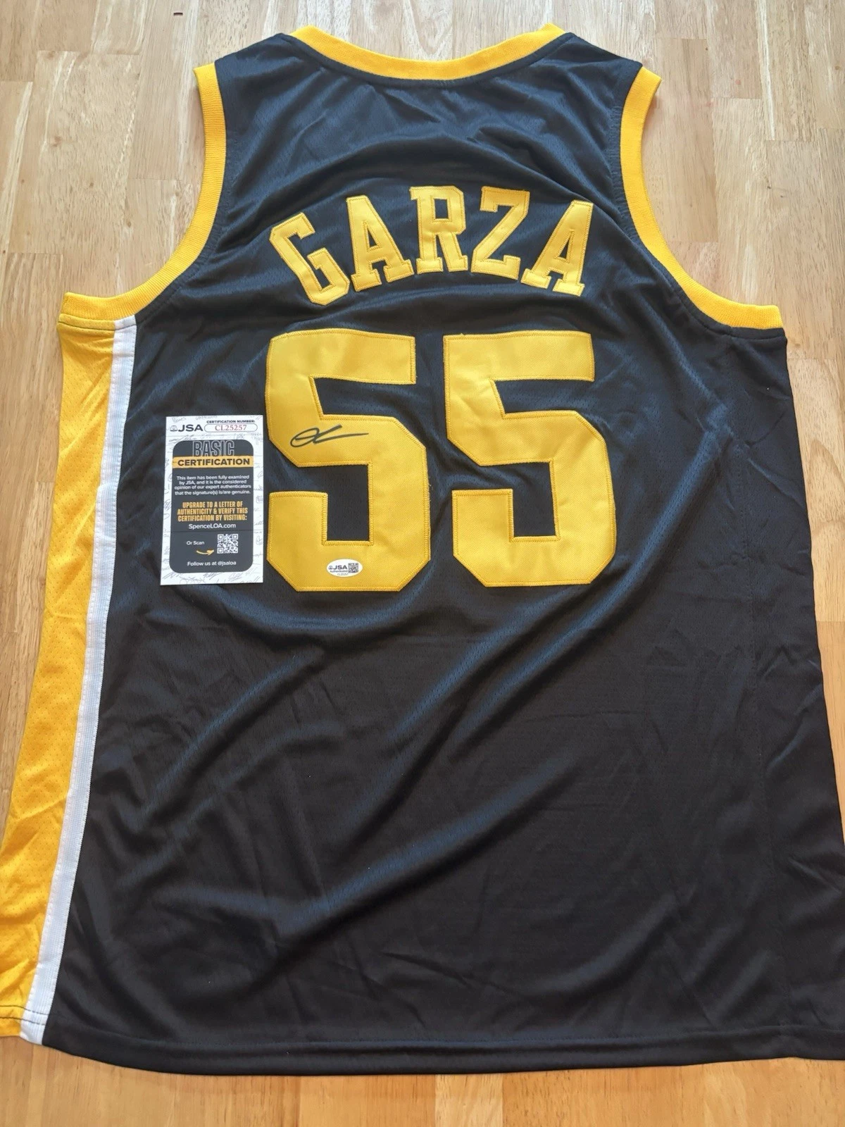 Luka Garza Signed Autographed Iowa Hawkeyes NCAA Jersey RARE. JSA Coa. Celtics