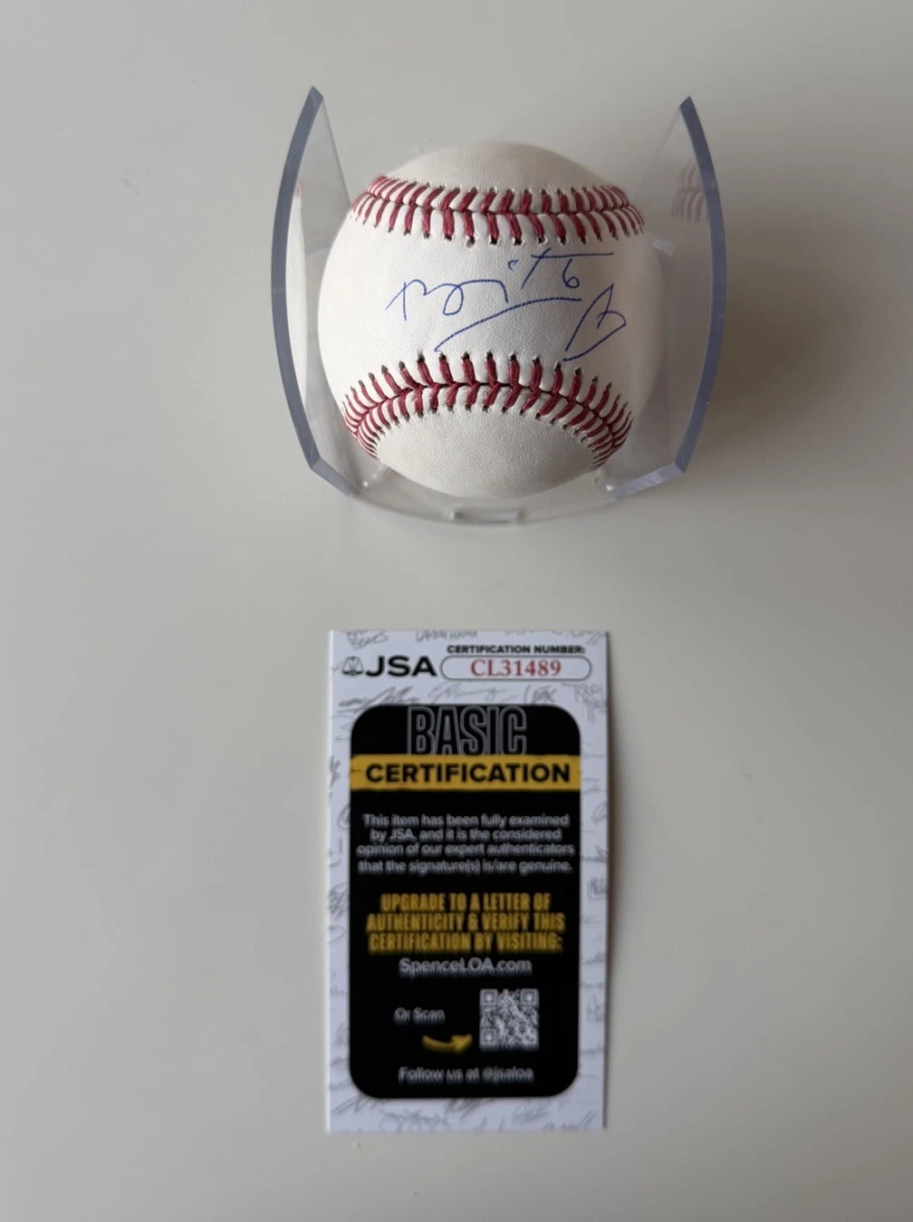 Romeo Britto Artist Autographed Baseball Rare JSA COA