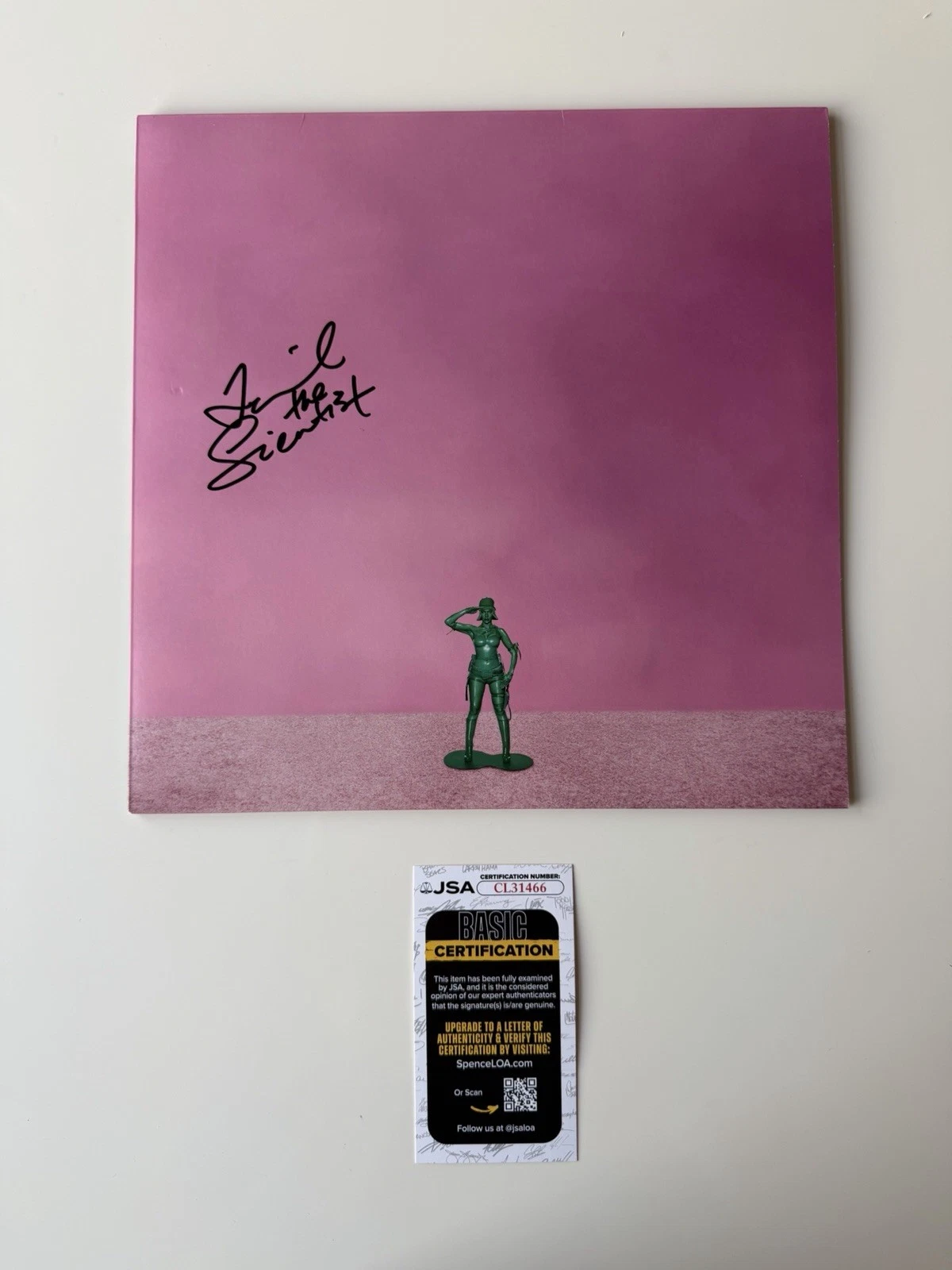 Mariah the Scientist Autographed “HEARTS SOLD SEPARATELY” Vinyl Record JSA COA