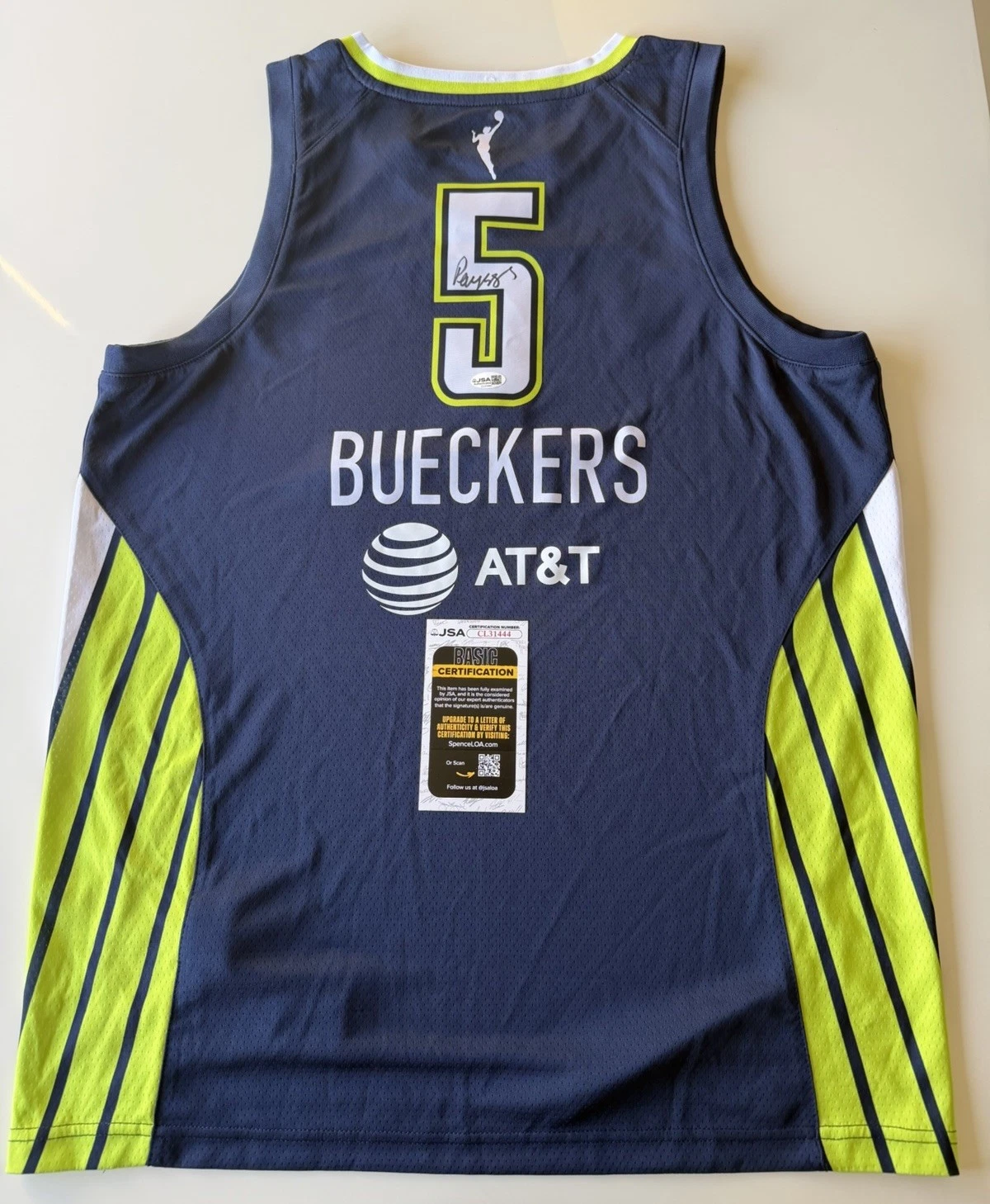 Paige Bueckers Dallas Wings Autographed Jersey Star JSA COA