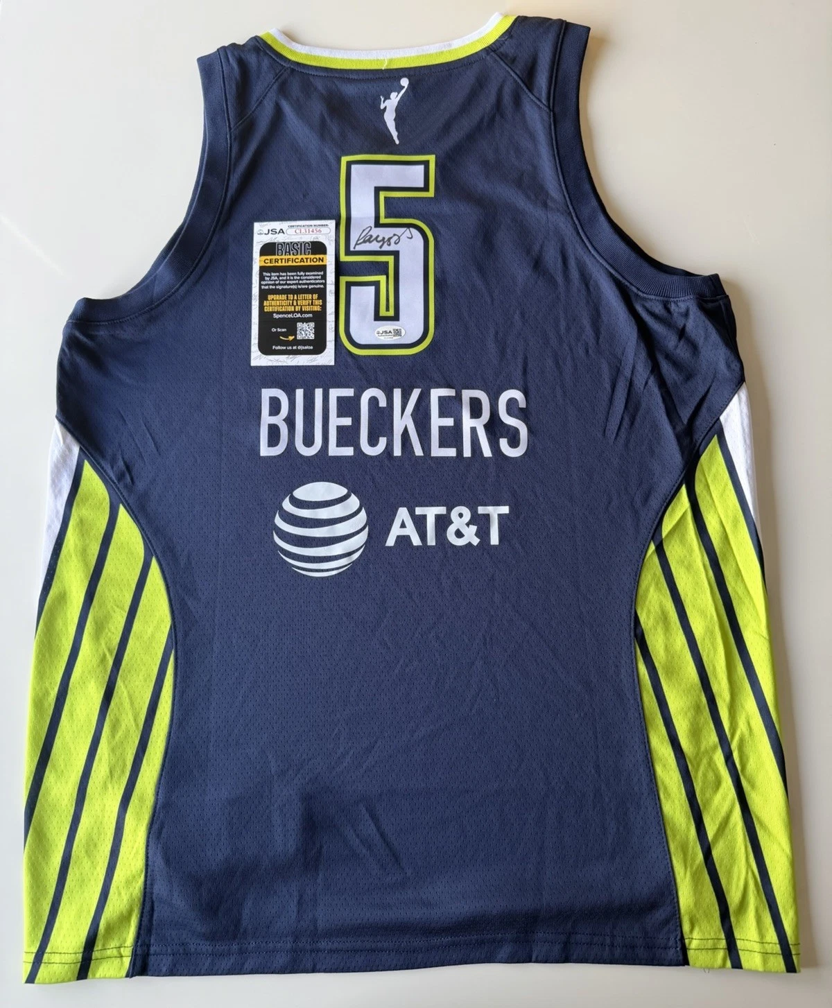 Paige Bueckers Dallas Wings Autographed Jersey Star JSA COA