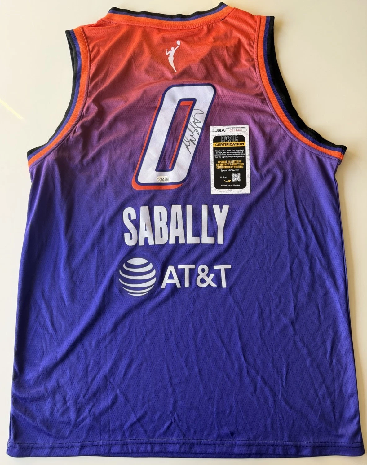 Satou Sabally Phoenix Mercury Autographed Jersey JSA COA