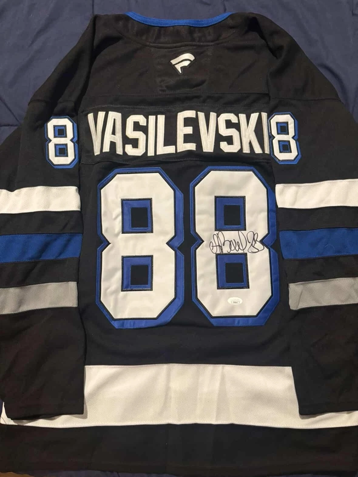 Andrei Vasilevskiy Autographed Signed Tampa Bay Lightning Jersey JSA COA