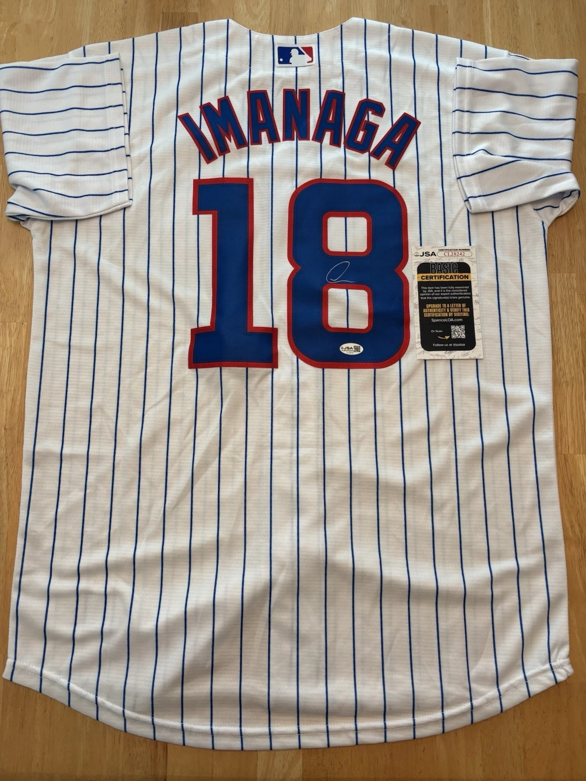 Shota Imanaga Signed Autographed Chicago Cubs Jersey JSA COA
