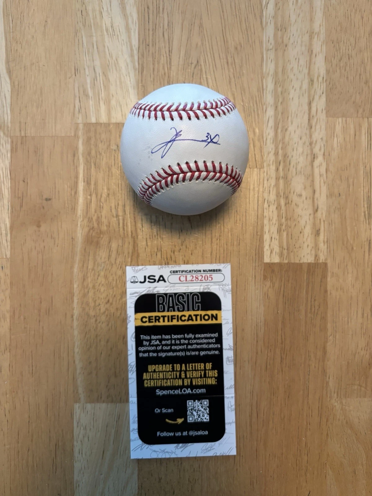 Kodai Senga New York Mets Autographed Signed OMLB Baseball JSA
