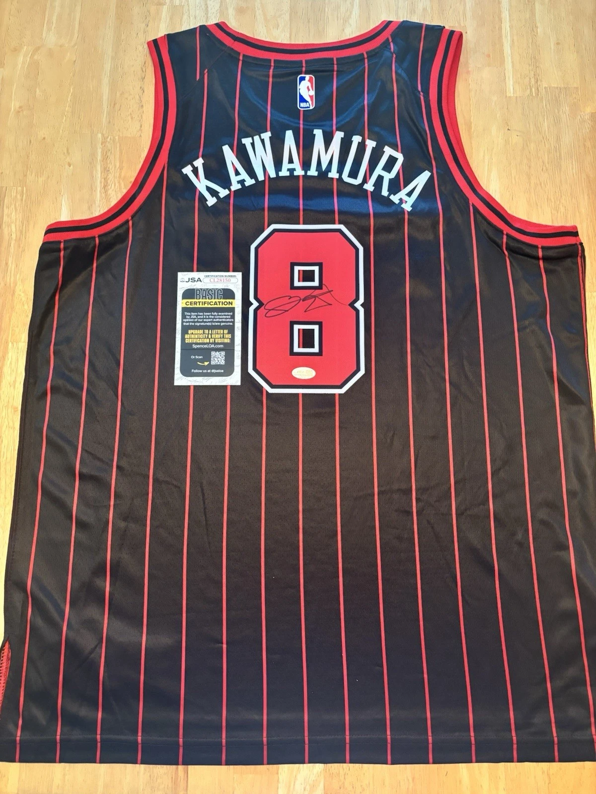 Yuki Kawamura Signed Autographed Chicago Bulls Jersey Jsa Coa Team Japan