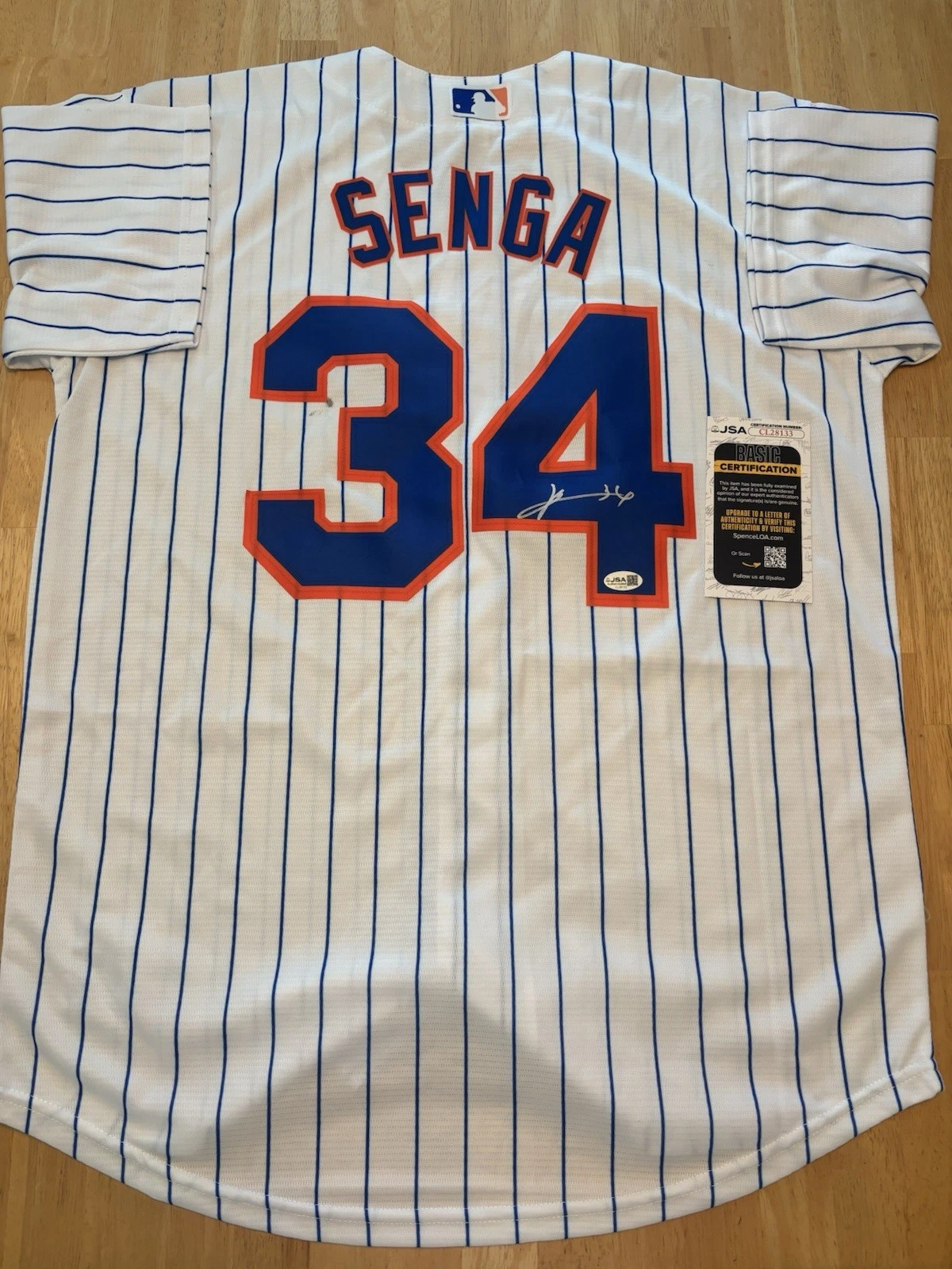 Kodai Senga New York Mets Autographed Jersey. JSA Coa . Read