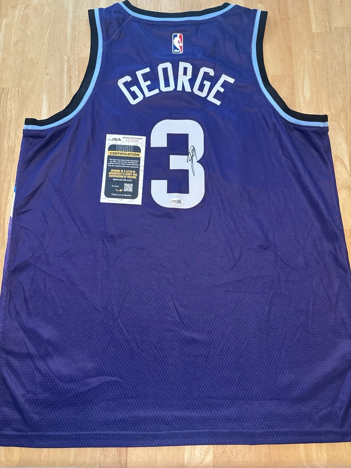 Keyonte George Signed Autographed Utah Jazz Jersey JSA Coa