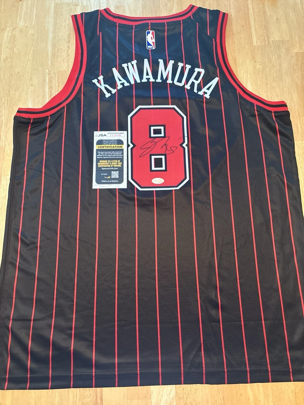 Yuki Kawamura Signed Autographed Chicago Bulls Jersey Jsa Coa Team Japan