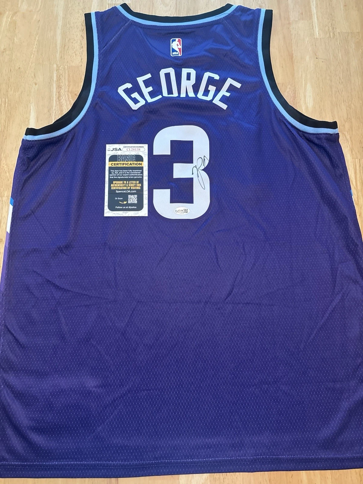 Keyonte George Signed Autographed Utah Jazz Jersey JSA Coa