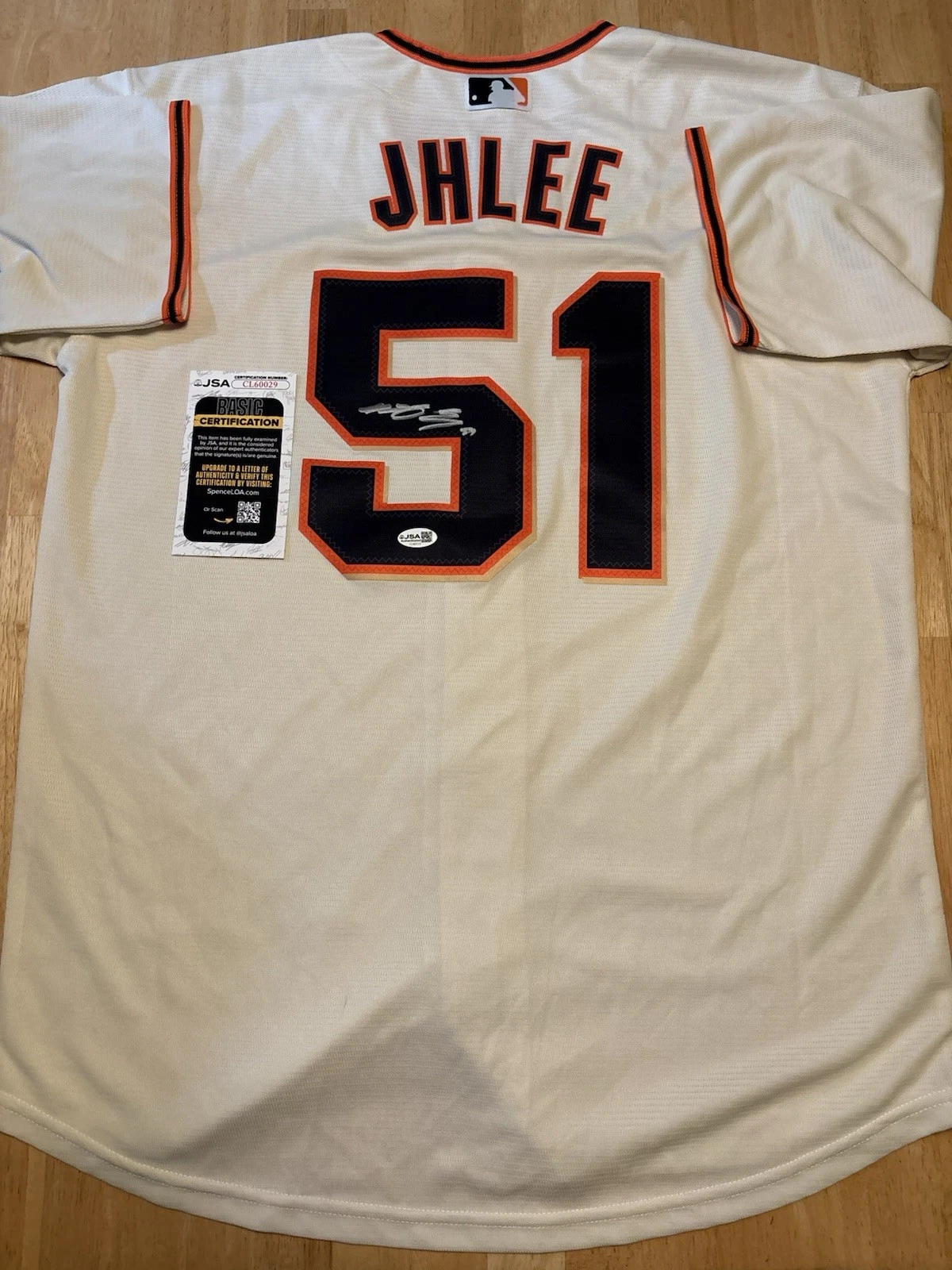 Jung Hoo Lee Signed Autographed San Francisco Giants Jersey Jsa Coa