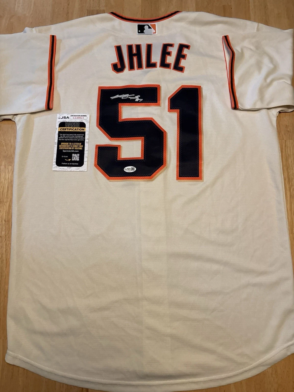 Jung Hoo Lee Signed Autographed San Francisco Giants Jersey Jsa Coa