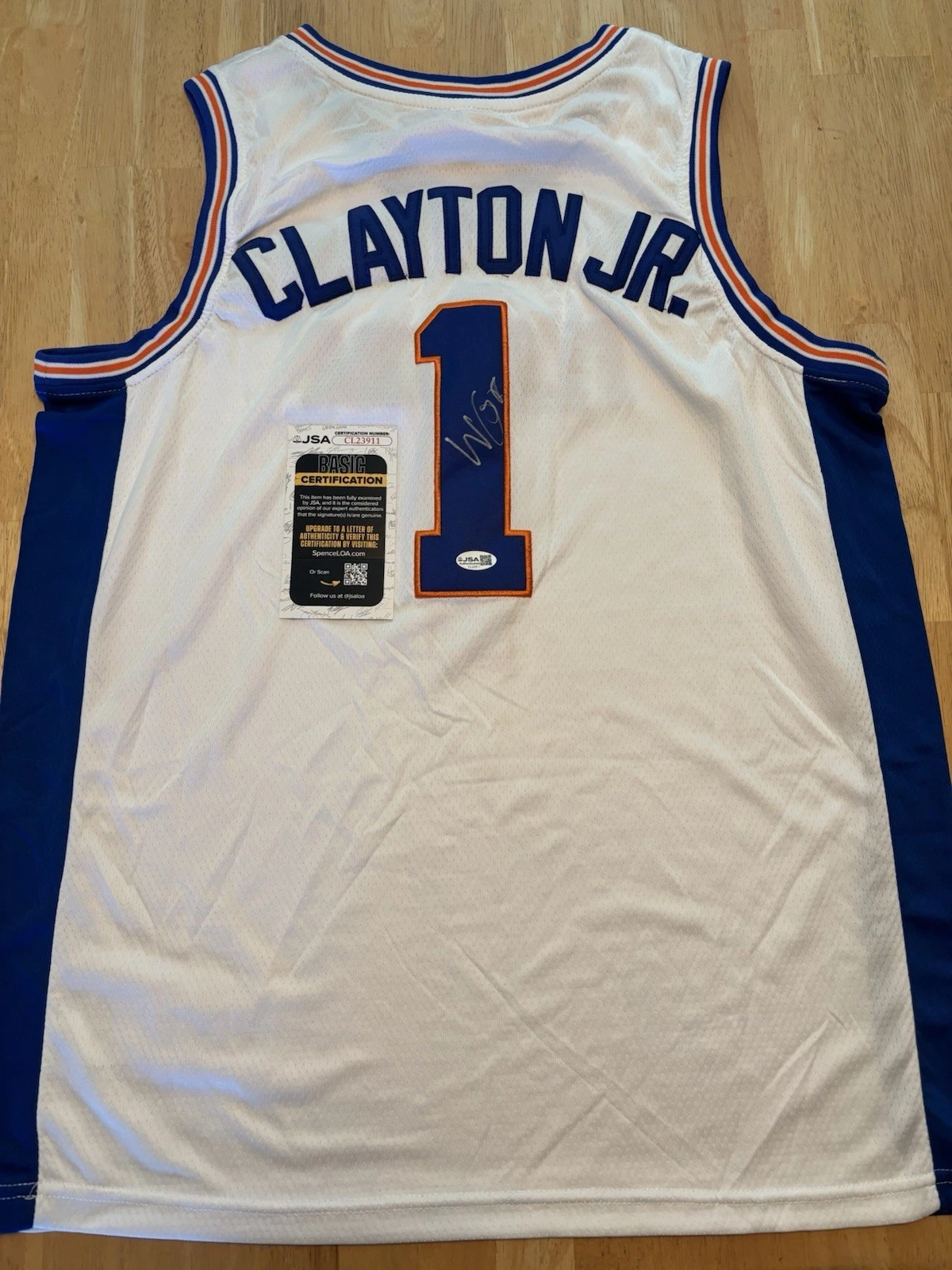 Walter Clayton Jr Signed Autographed Florida Gators Jersey Jsa COA Champs