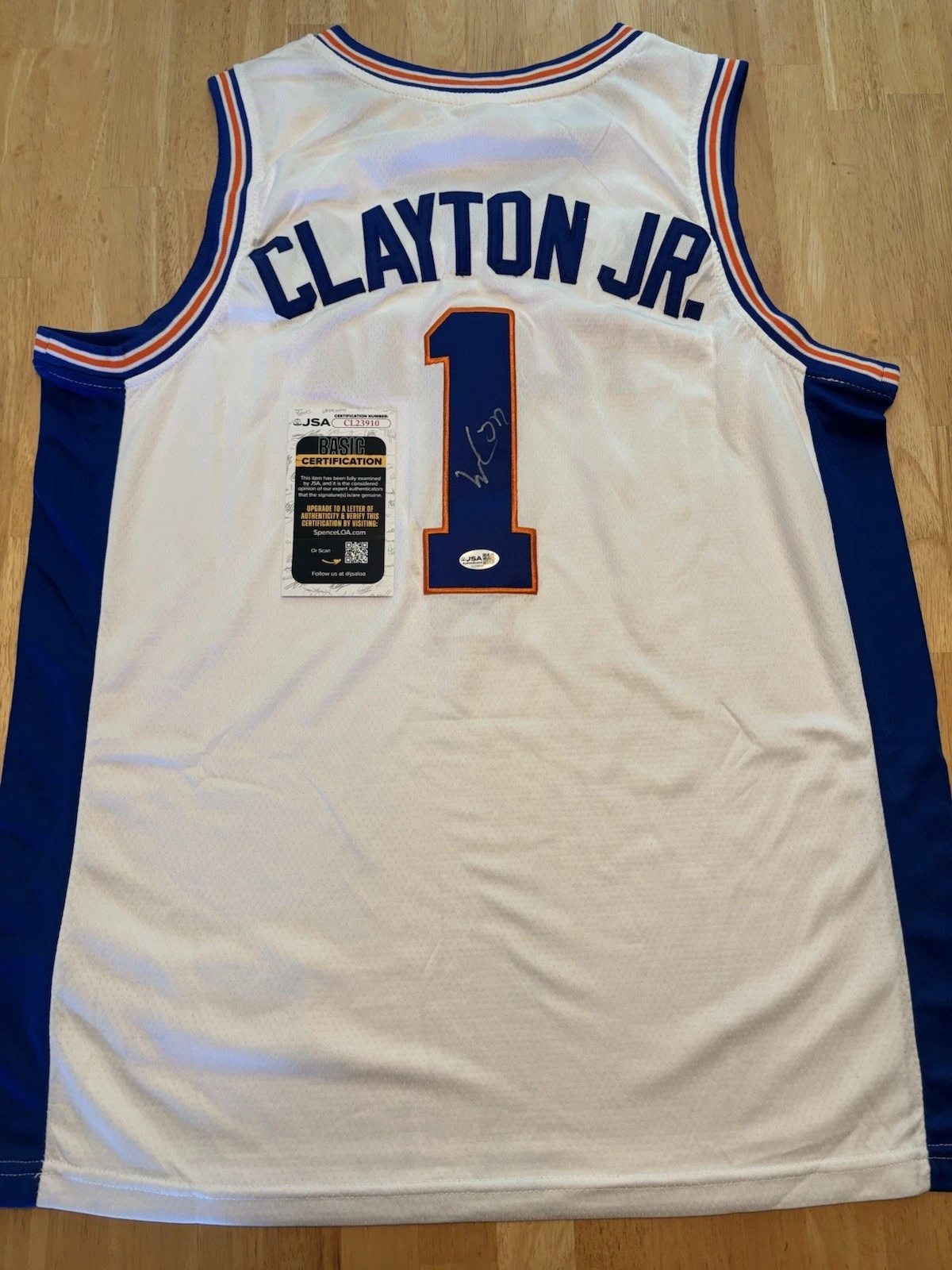 Walter Clayton Jr Signed Autographed Florida Gators Jersey Jsa COA Champs