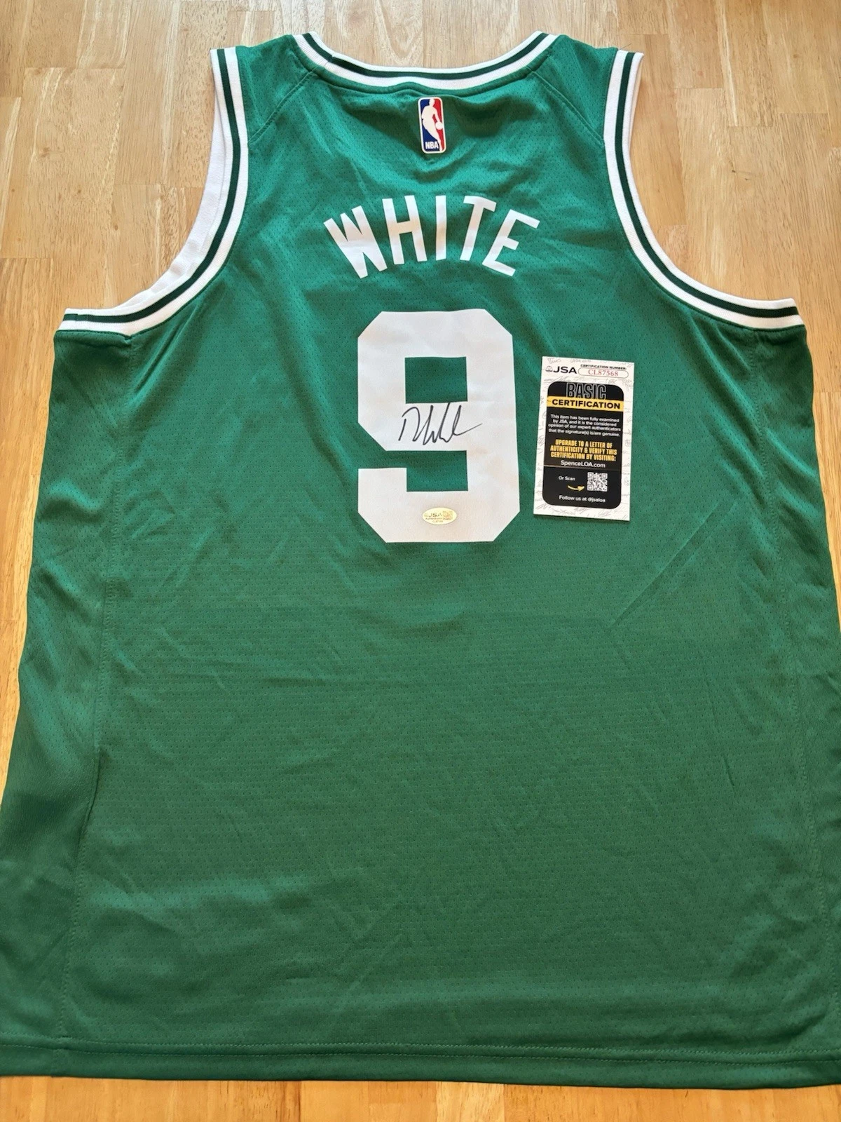 Derrick White Signed Autographed Boston Celtics Jersey Jsa Coa