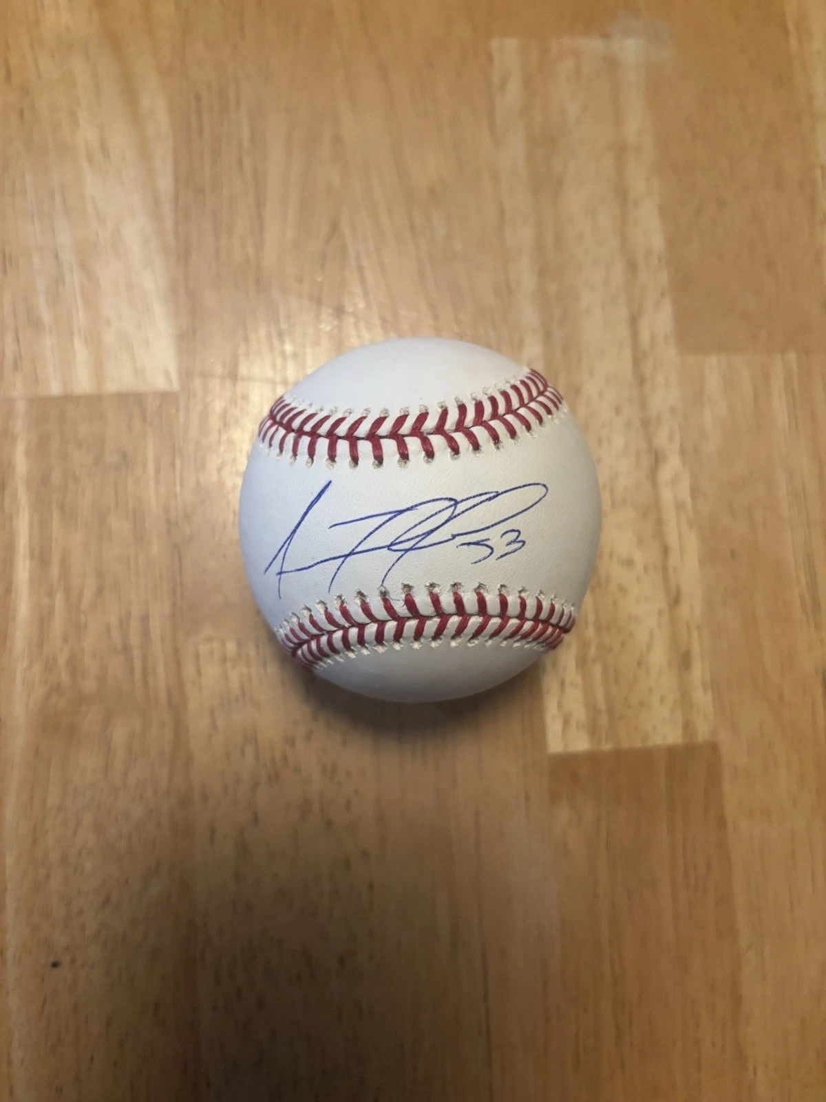Adolis Garcia Autographed Signed  Official Major League Baseball Beckett Coa .