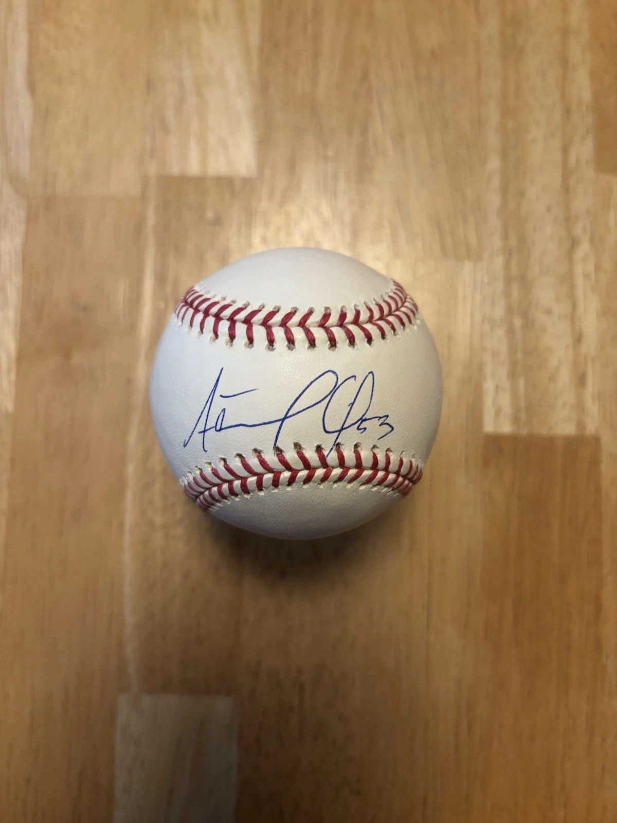 Adolis Garcia Autographed Signed  Official Major League Baseball Beckett Coa .