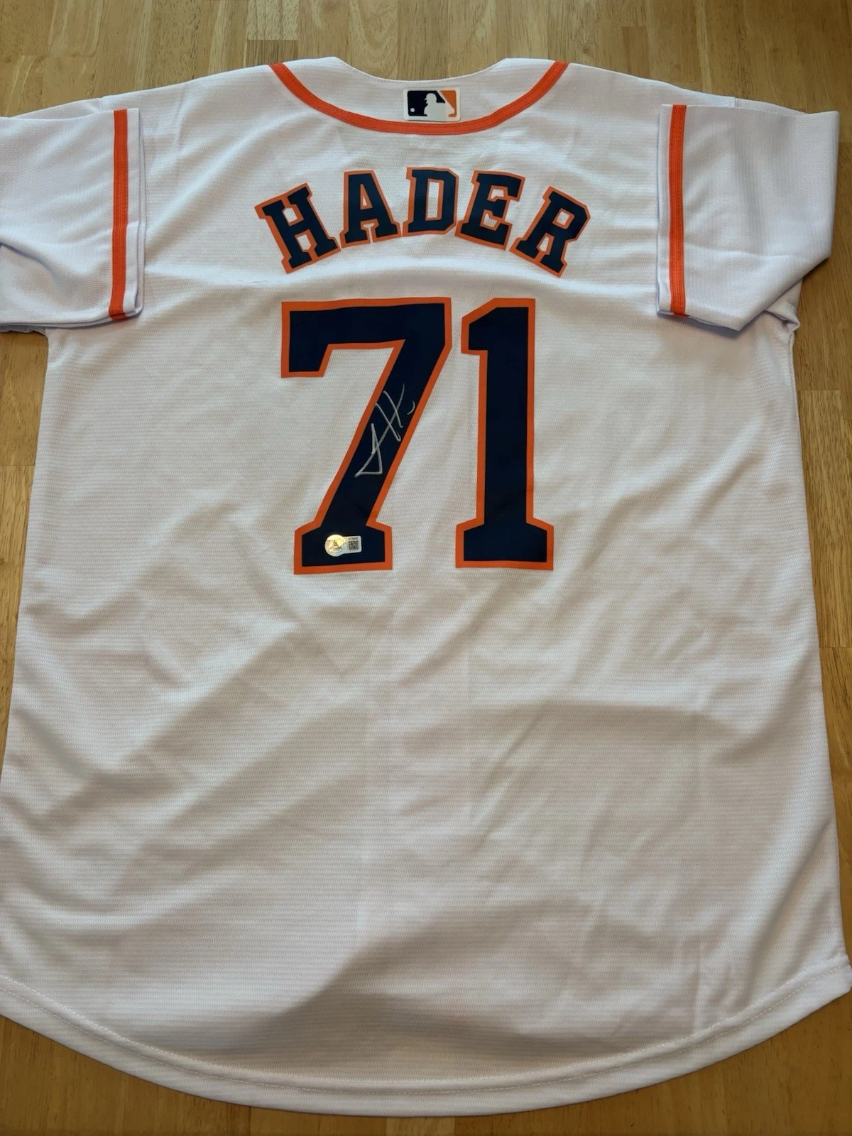 Josh Hader Signed Autographed Houston Astros Jersey Beckett COA Certified