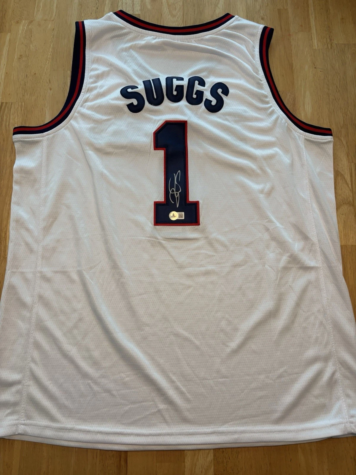 Jalen Suggs Autographed Signed Jersey Gonzaga Bulldogs Beckett COA