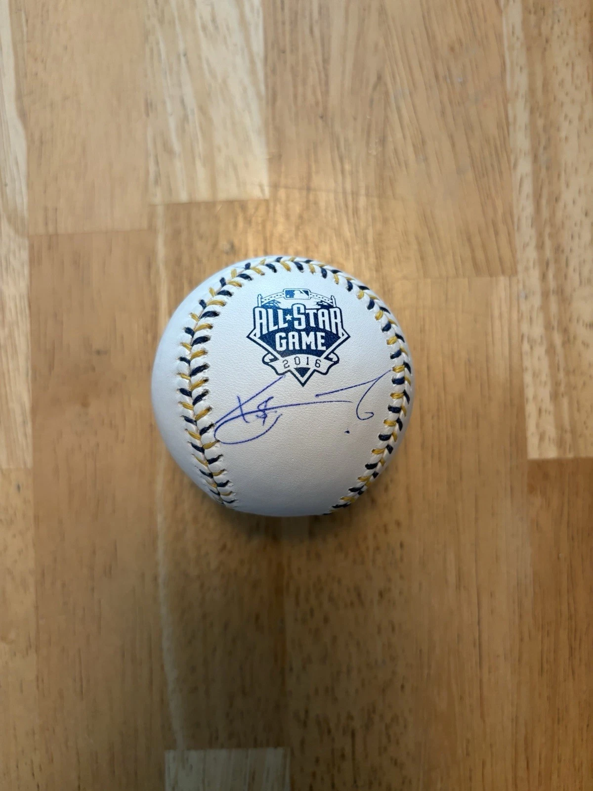 Xander Bogaerts Signed Autographed 2016 All Star Game Baseball. Beckett Coa