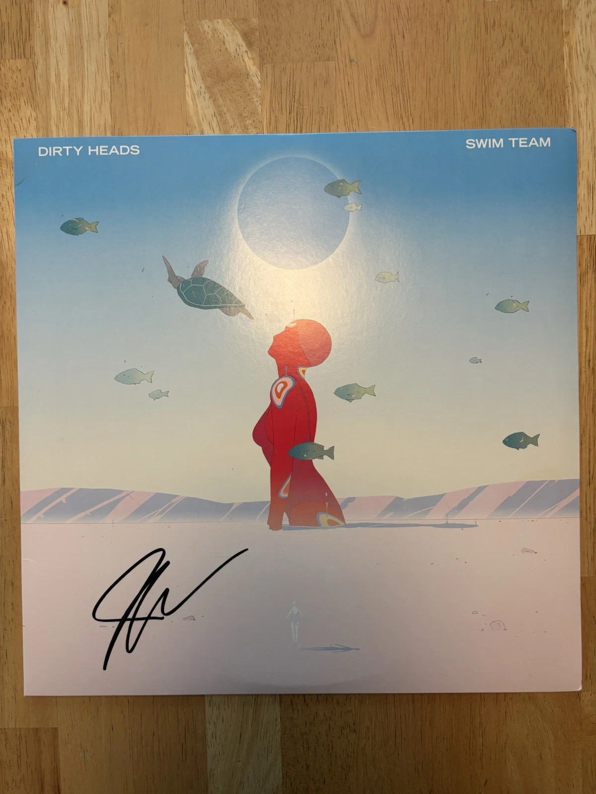 THE DIRTY HEADS SIGNED “SWIM TEAM” VINYL Jared Watson Beckett BAS COA