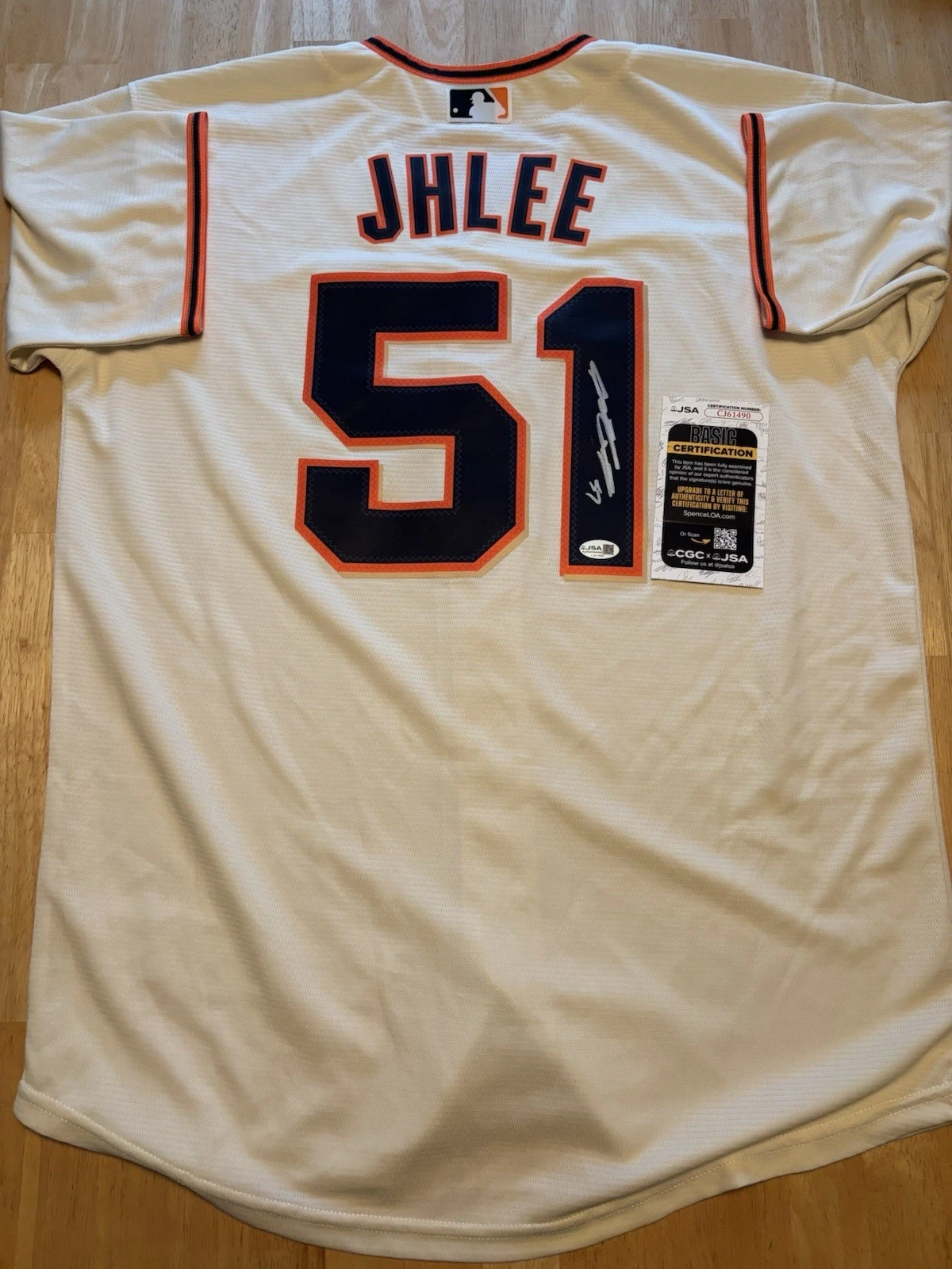 Jung Hoo Lee Signed Autographed San Francisco Giants Jersey Jsa Coa
