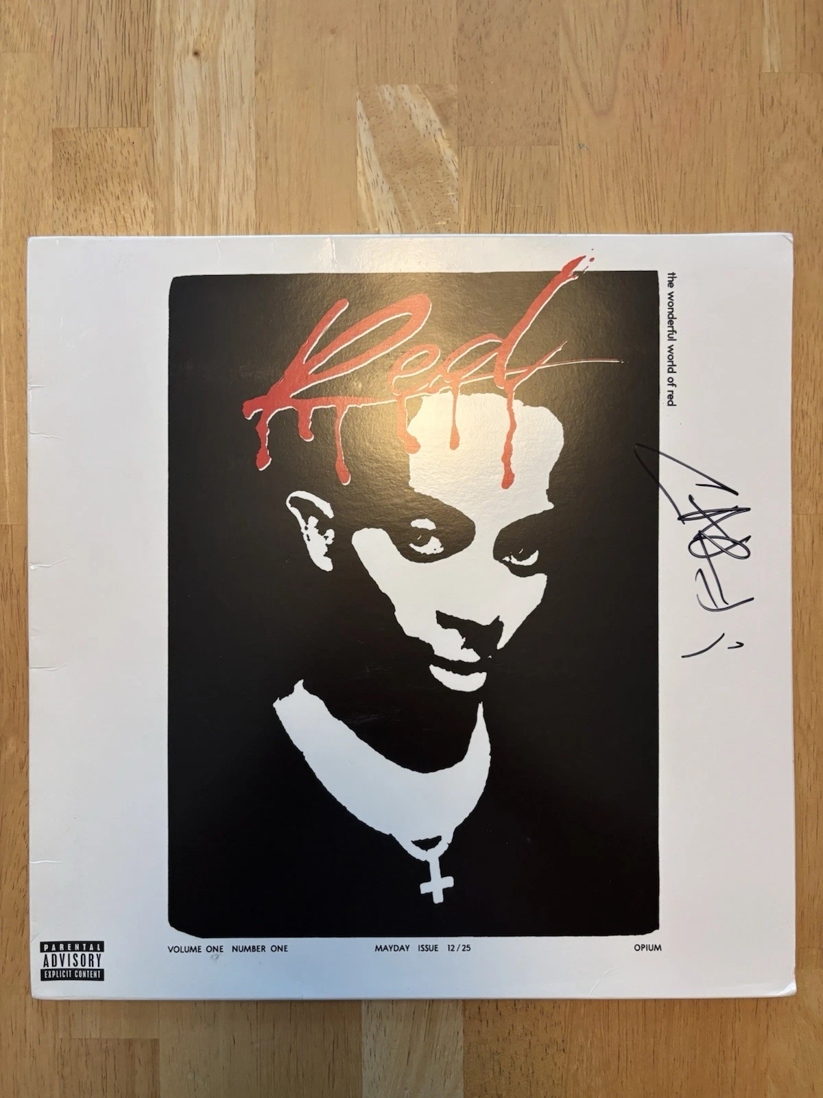 Playboi Carti Signed Autographed Whole Lotta Red Vinyl Album Record. Beckett Coa