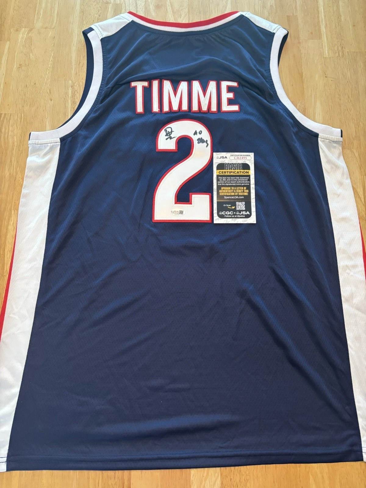 Drew Timme Signed Autographed Inscribed Gonzaga Bulldogs Jersey Jsa Coa