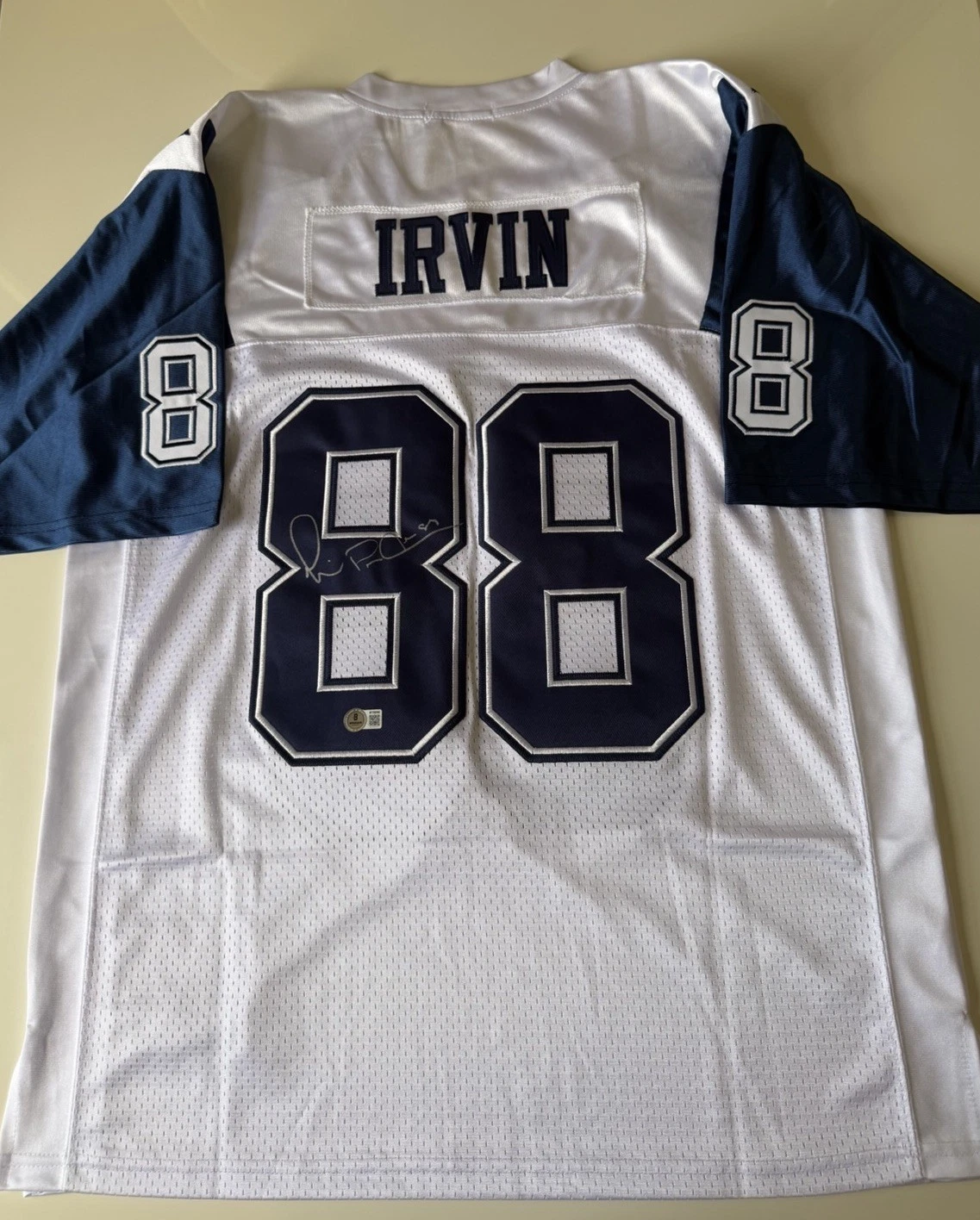 Michael Irvin Dallas Cowboys Autographed Jersey Beckett BAS