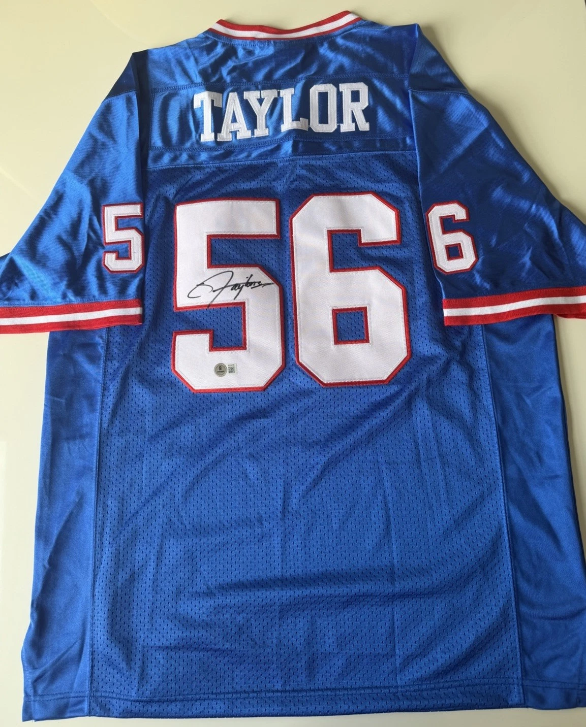 Lawrence Taylor New York Giants Autographed Jersey Beckett BAS