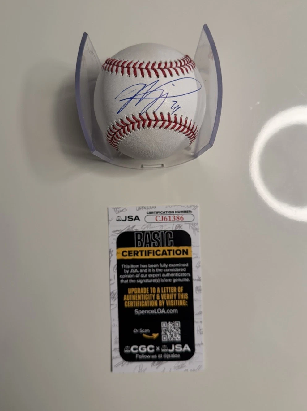Mike Piazza New York Mets Autographed Baseball Star JSA COA