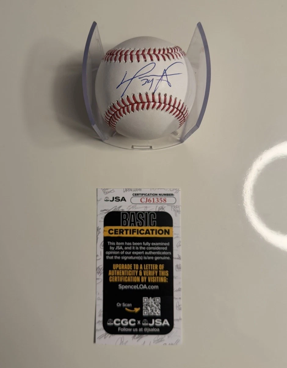 David Ortiz Boston Red Sox Autographed Baseball Star  JSA COA