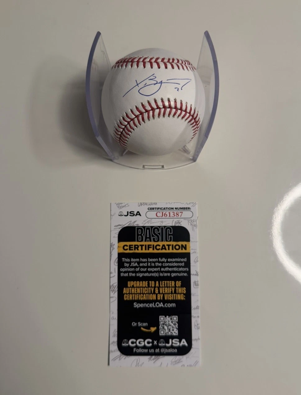 Xander Bogaerts San Diego Padres Autographed Baseball JSA COA