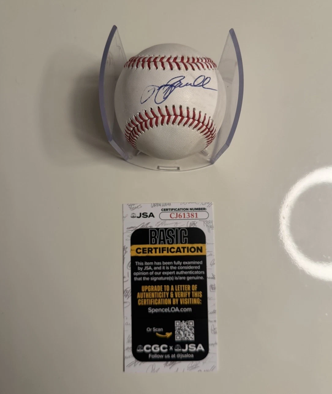 Jeff Bagwell Houston Astros Autographed Baseball JSA COA