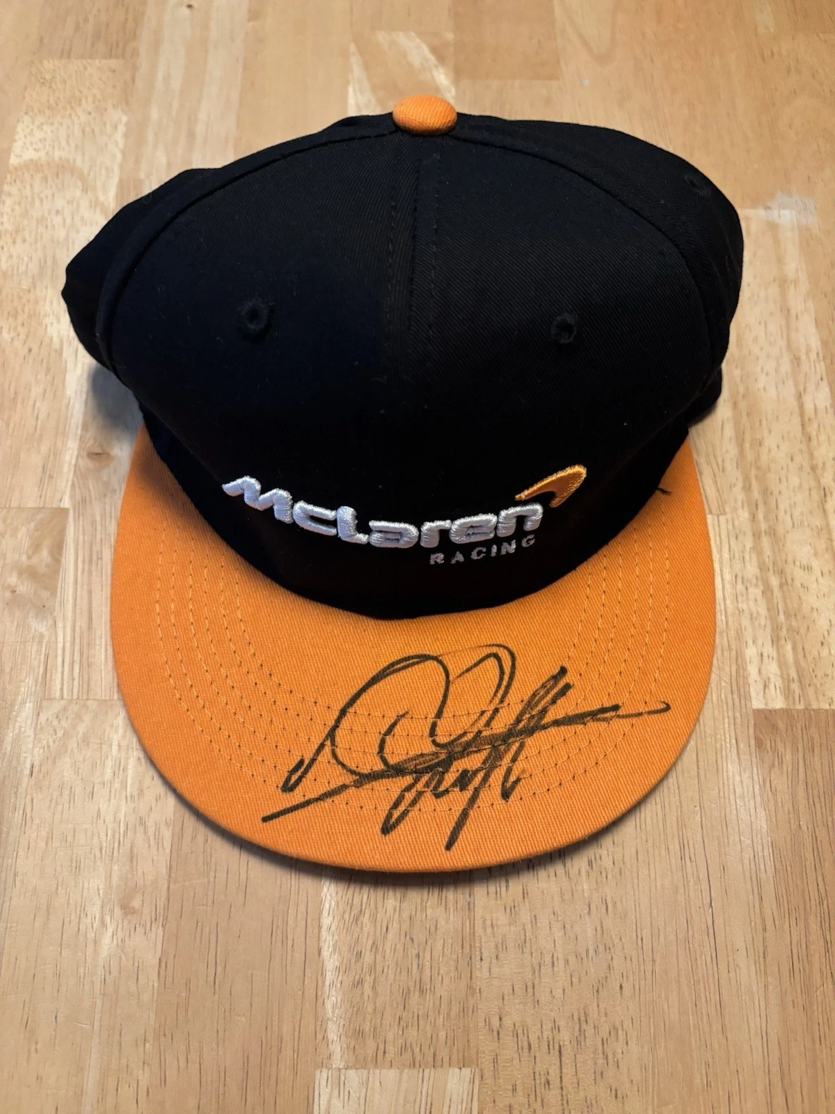 Mika Hakkinen  Signed Autographed McLaren Hat Formula 1 F1 Beckett BAS COA