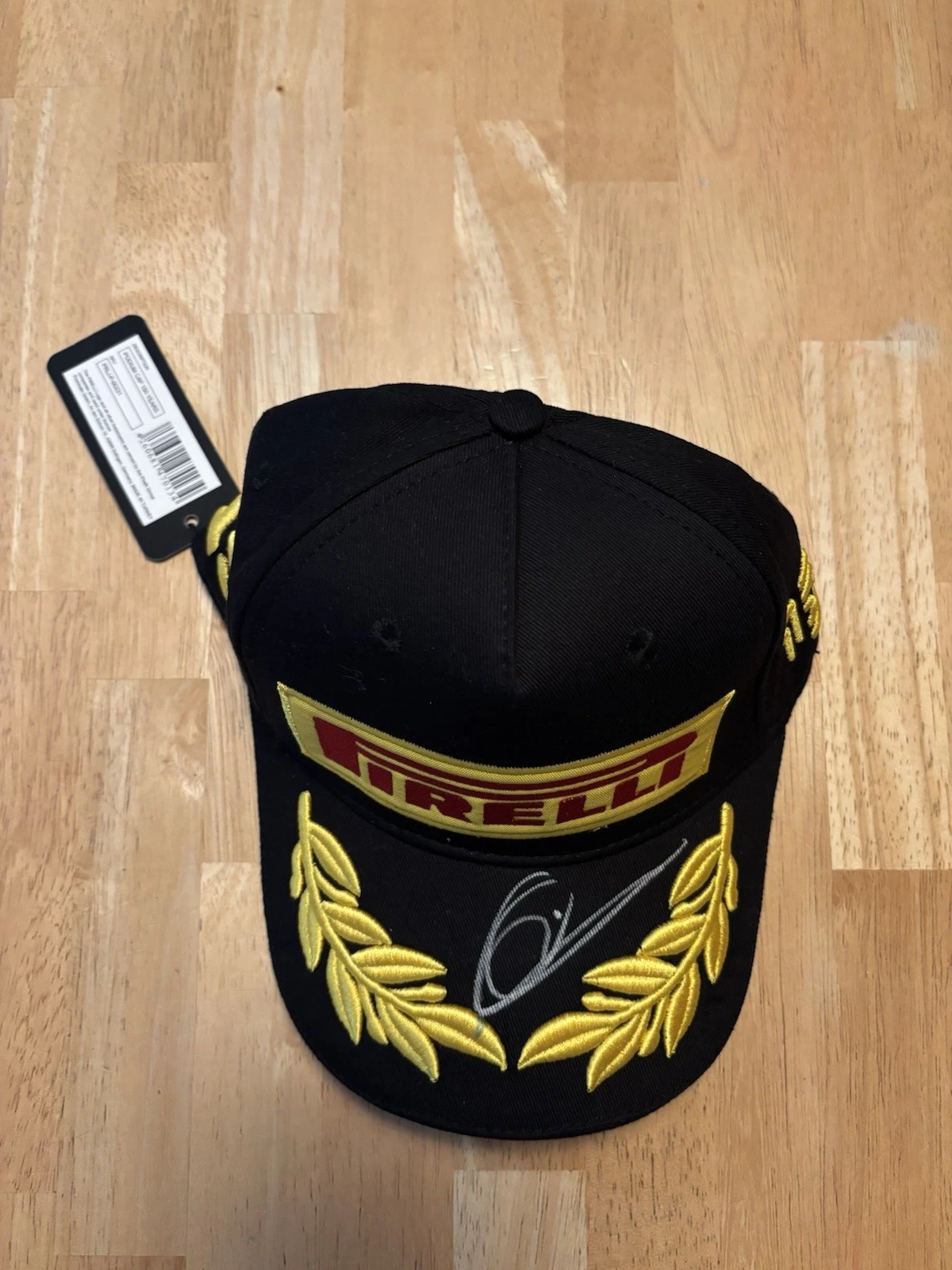 Mika Hakkinen Signed Autographed  Authentic F1 Hat Pirelli McLaren BAS COA