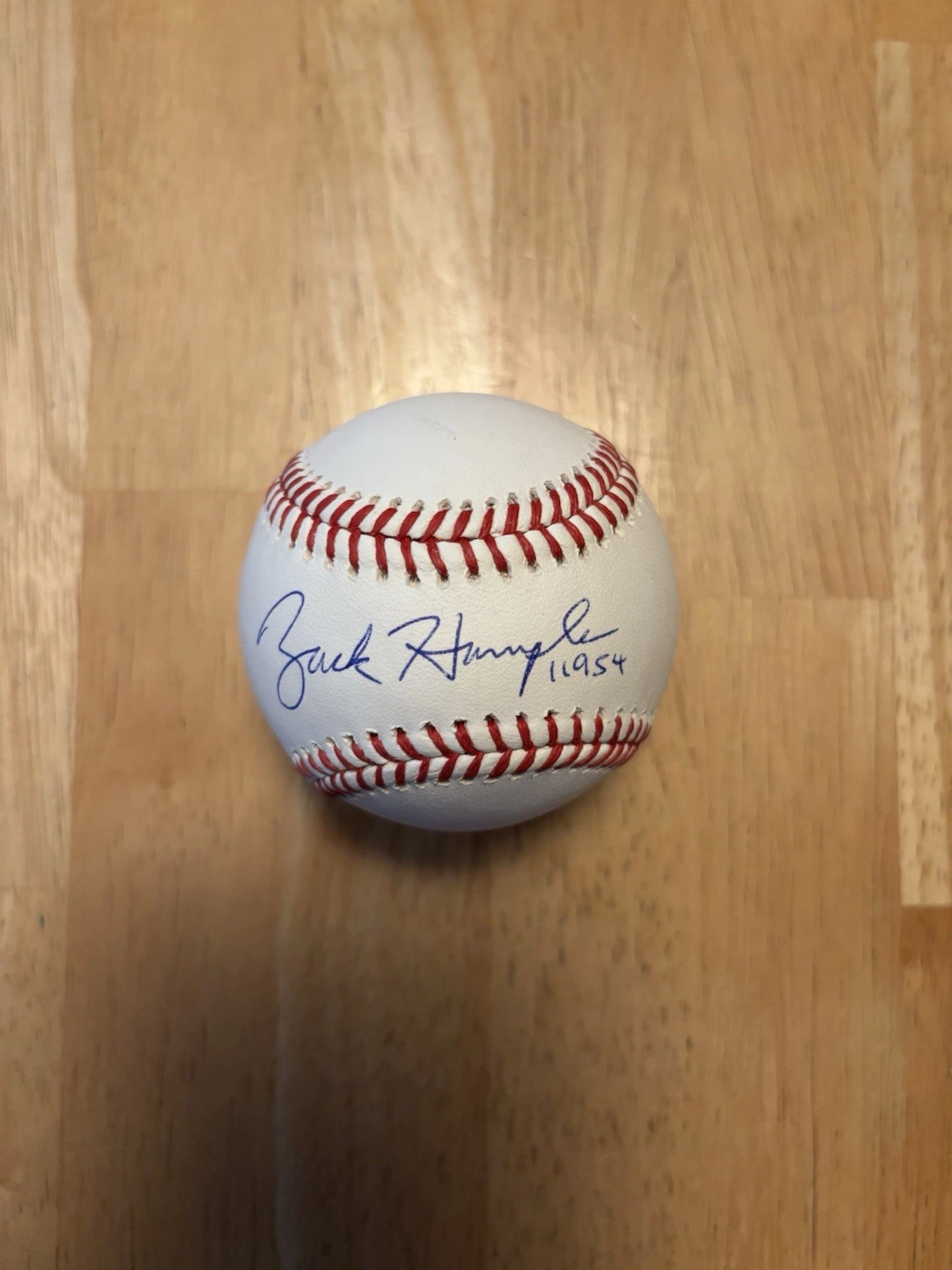 Zack Hample Signed Autographed Inscribed ROMLB Baseball JSA Coa. YouTuber