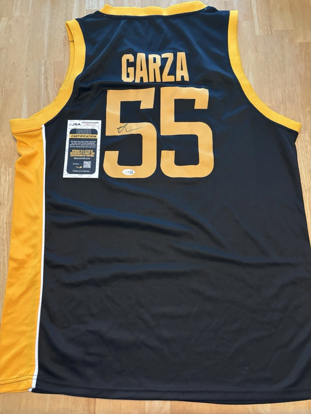 Luka Garza Signed Autographed Iowa Hawkeyes NCAA Jersey RARE. JSA Coa. Celtics