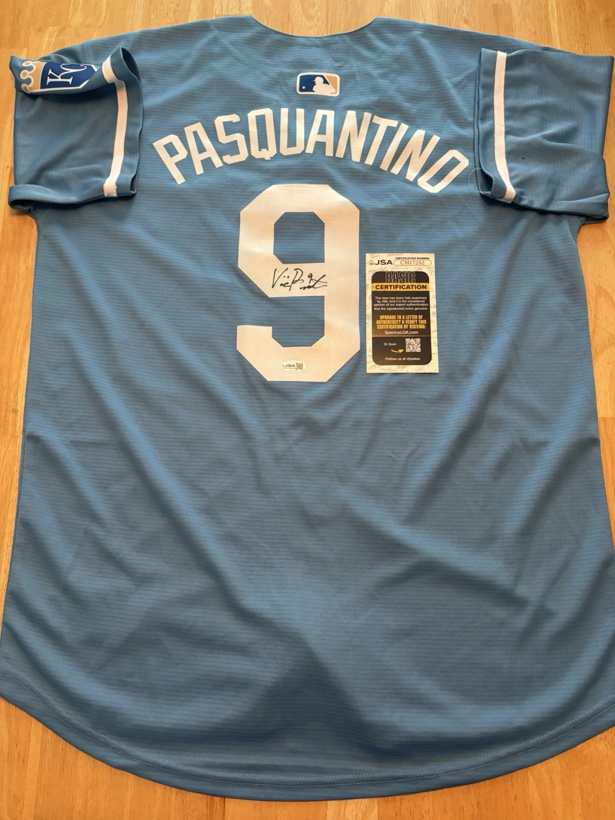 Vinnie Pasquantino Signed Autographed Kansas City Royals Jersey Jsa COA