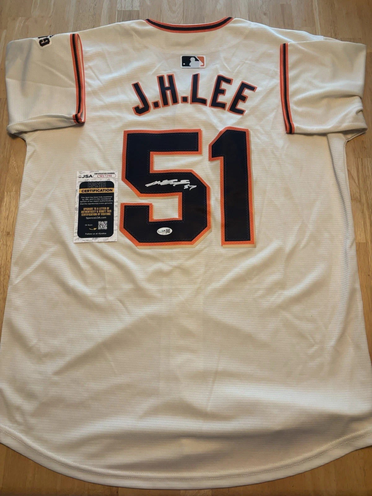 Jung Hoo Lee Signed Autographed San Francisco Giants Jersey Jsa Coa