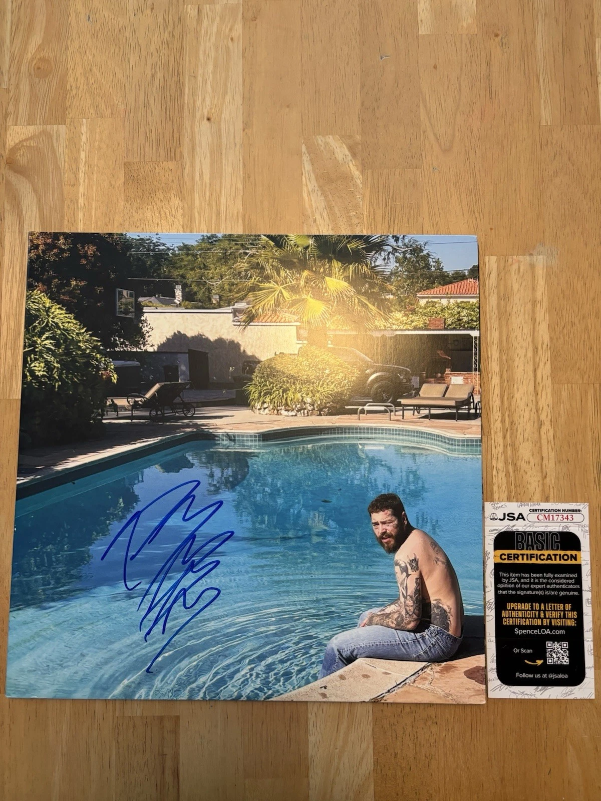 POST MALONE Signed Autographed AUSTIN Vinyl LP Album Texas Tea JSA COA